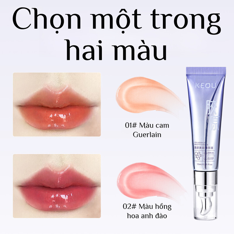 Serum collagen đổi màu cho môi / Serum dưỡng môi / Serum dưỡng ẩm cho môi / Serum dưỡng môi mềm mại và mịn màng/serum cho môi/Tinh Chất Dầu Dưỡng Môi Đổi Màu/Làm Mịn Nếp Nhăn son dưỡng