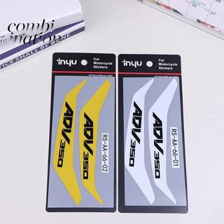 (TFT) Sửa đổi Stier phản quang, Tay cầm Cảnh báo chống gió Wtier cho xe máy ADV350 Phụ kiện Decal Vinyl chống nước phản quang MỚI