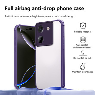 Áp dụng cho Xiaomi Poco M7 Pro 5G 2409FPCC4G 2409FPCC4I POCOM7PRO REDMI 14C Vỏ điện thoại vỏ mềm bảo vệ trong suốt cao cấp