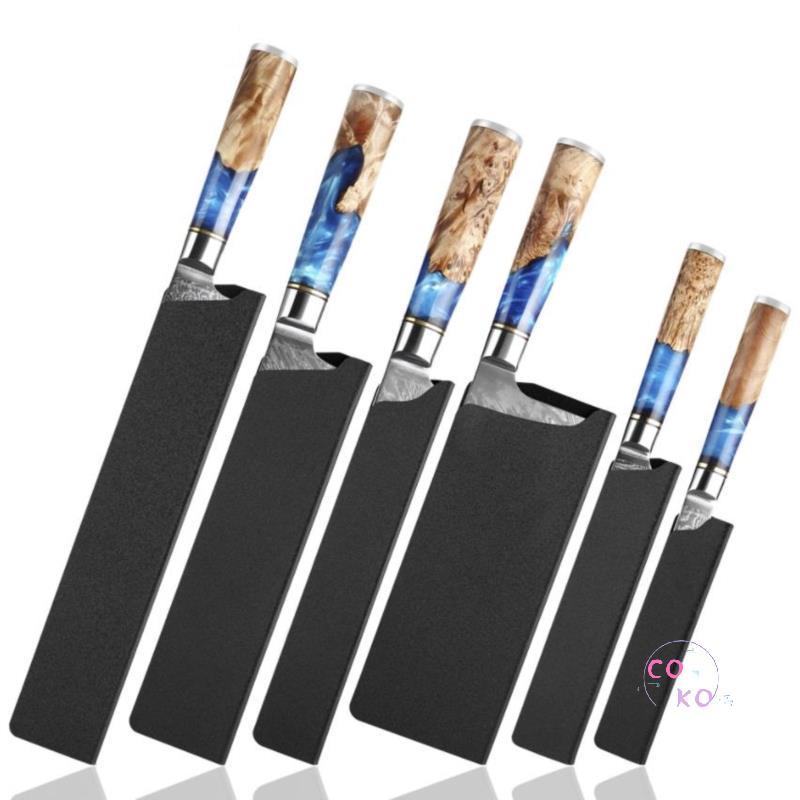 [lipbalm] Dụng cụ cắt lát vỏ bọc Santoku Sushi Sashimi Cleaver Đẹp