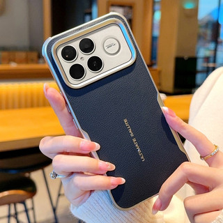 Dành Cho Redmi K90 Pro Max K80 K90 Ốp Lưng Da Sang Trọng Bao Da Bảo Vệ Mặt Sau Cho POCO F7 Pro F7 Ultra Vỏ Điện Thoại Nam Châm Sạc Không Dây
