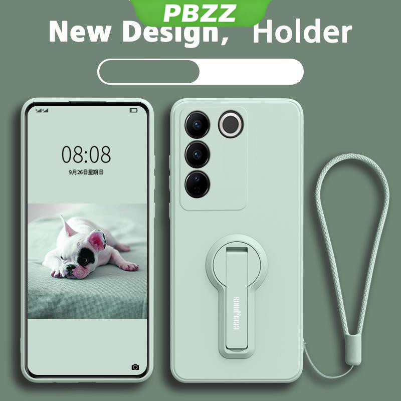 ốp lưng Ốp lưng điện thoại Vivo V27 5g Vivo v27e Vivo Y100 Vivo v29e Vivo V29 5g Ốp mềm Ốp bảo vệ silicon lỏng Ốp cản chống sốc thiết kế mới 360 ° có giá đỡ ytxzzj01 đẹp viền vuông cute