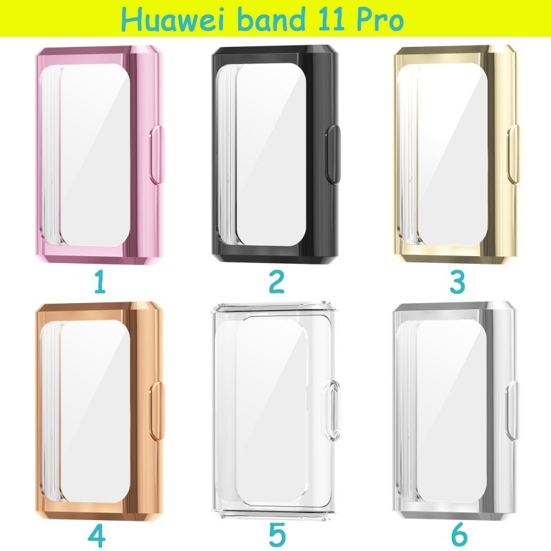 Ốp Lưng Cho Huawei Band 11 Pro Vỏ Bảo Vệ Trong Suốt Silicon tpu Mềm Bao Da Phụ Kiện Vỏ Huawei BAND11 11Pro