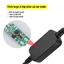 【COD】Dây USB sang tẩu 12V dài 40cm, hỗ trợ sạc nhanh 12W, tương thích GPS, DVR và nhiều thiết bị khác.