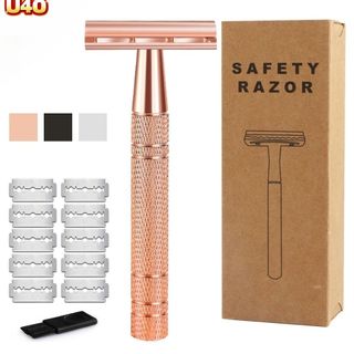 Dao cạo an toàn hai cạnh cổ điển dành cho nam cạo râu & tẩy lông nữ