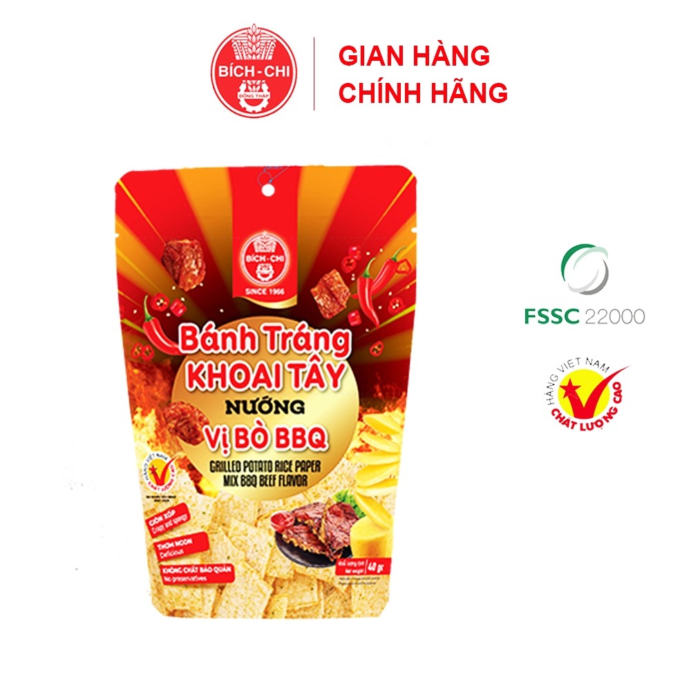 Combo 2 Bánh Tráng khoai tây nướng Bích Chi - ăn vặt siêu ngon, siêu cuốn, nhiều vị Bim bim