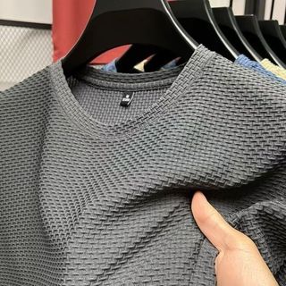 Áo thun Ice Silk Thiết kế kết cấu thời trang khô nhanh thoáng khí