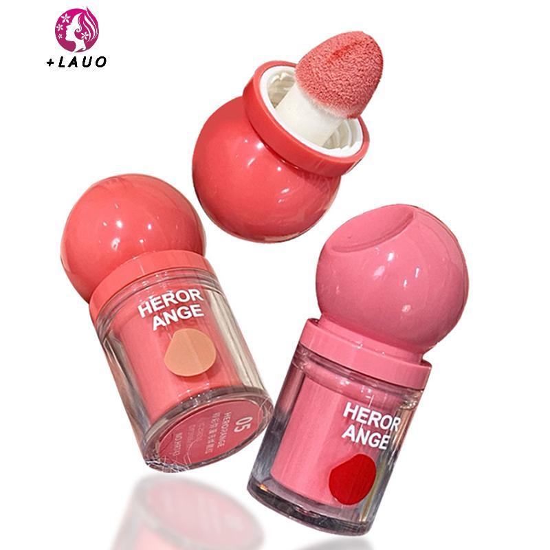 Springevenstar HERORANGE Liquid Blush Sti với đầu bọt biển môi và má, chống thấm nước và lâu trôi Thích hợp cho mọi loại da Quà tặng sinh nhật Springevenstar
