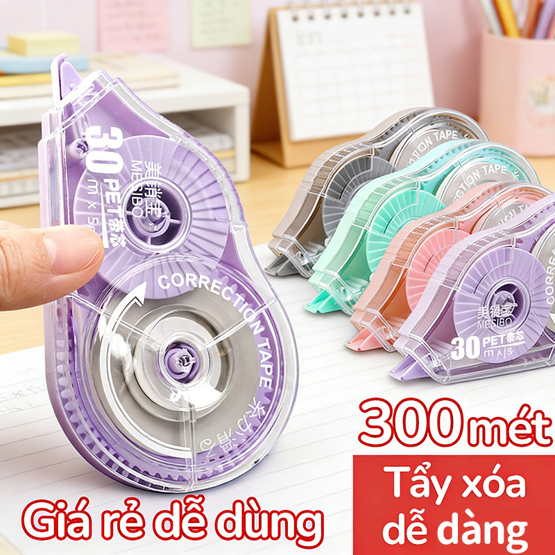 Dải chỉnh sửa ngọt nhẹ,không để lại vết,sử dụng tiện lợi,đẹp mắt và sang trọng, phù hợp cho học sinh