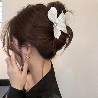 Kovoi / Phong Cách Mới Ánh Sáng Kết Cấu Sang Trọng Acetate Kẹp Tóc Hoa Cao Cấp Đính Kim Cương Kẹp Tóc Nữ Cá Mập Kẹp Phụ Kiện Tóc