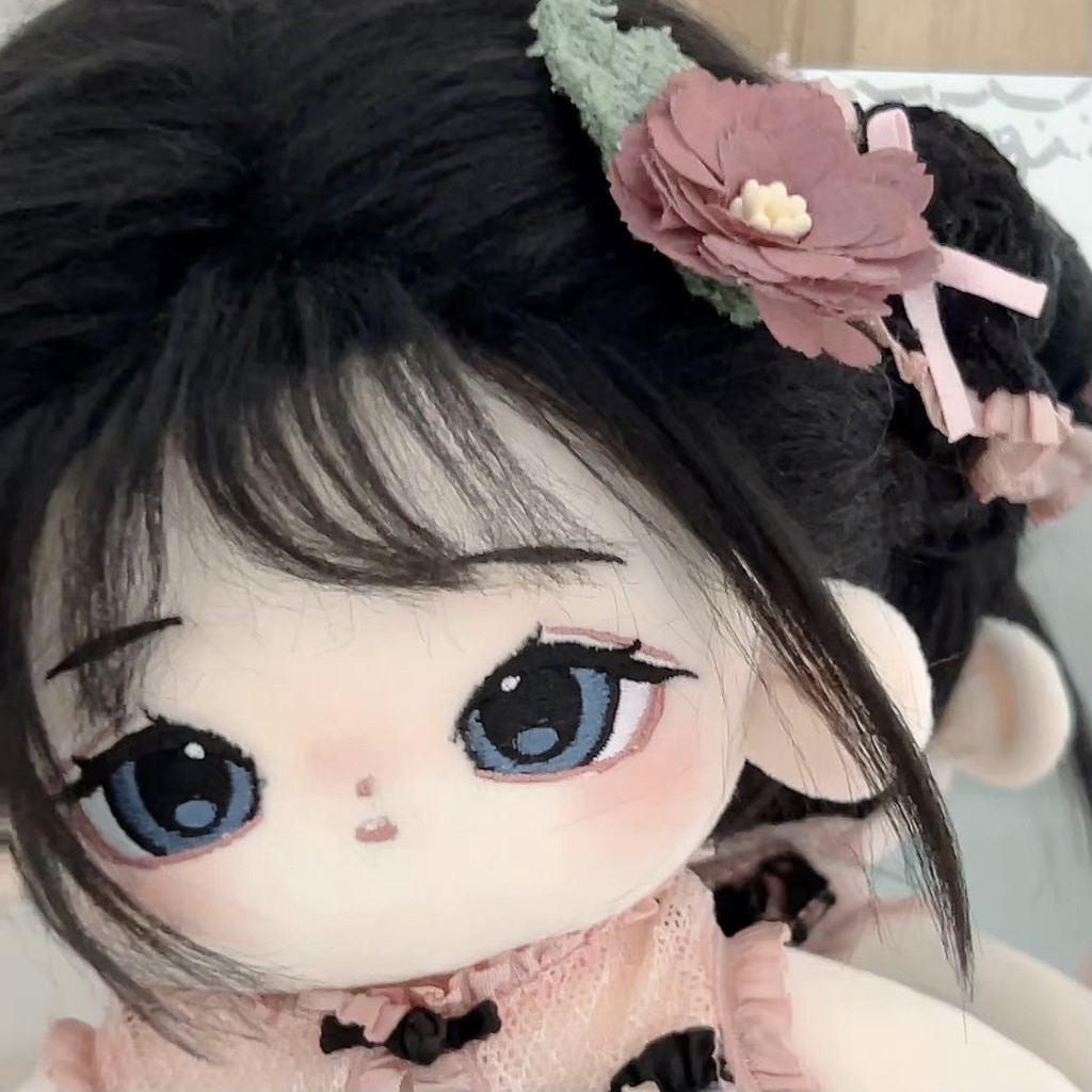 Búp bê vải 20cm tóc dài, không kèm phụ kiện, quà tặng dễ thương