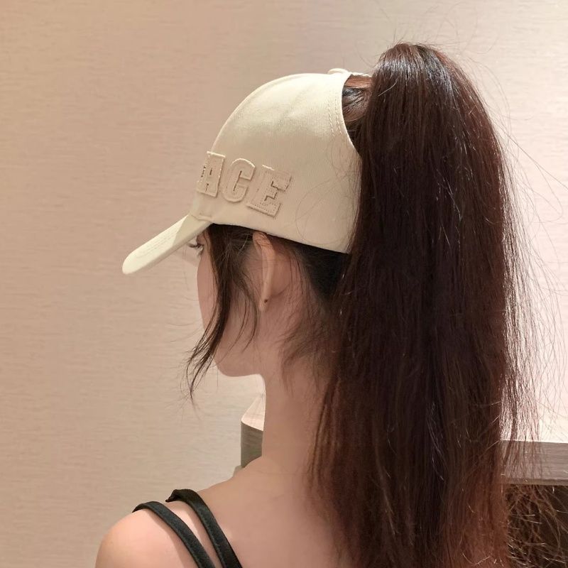Mũ bóng chày nữ thiết kế mới, dễ buộc đuôi ngựa, thoáng khí và chống nắng khi chạy ngoài trời