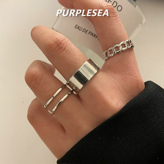 Nhẫn kim loại rỗng hai lớp điều chỉnh được, phong cách Hàn Quốc tối giản dành cho nữ