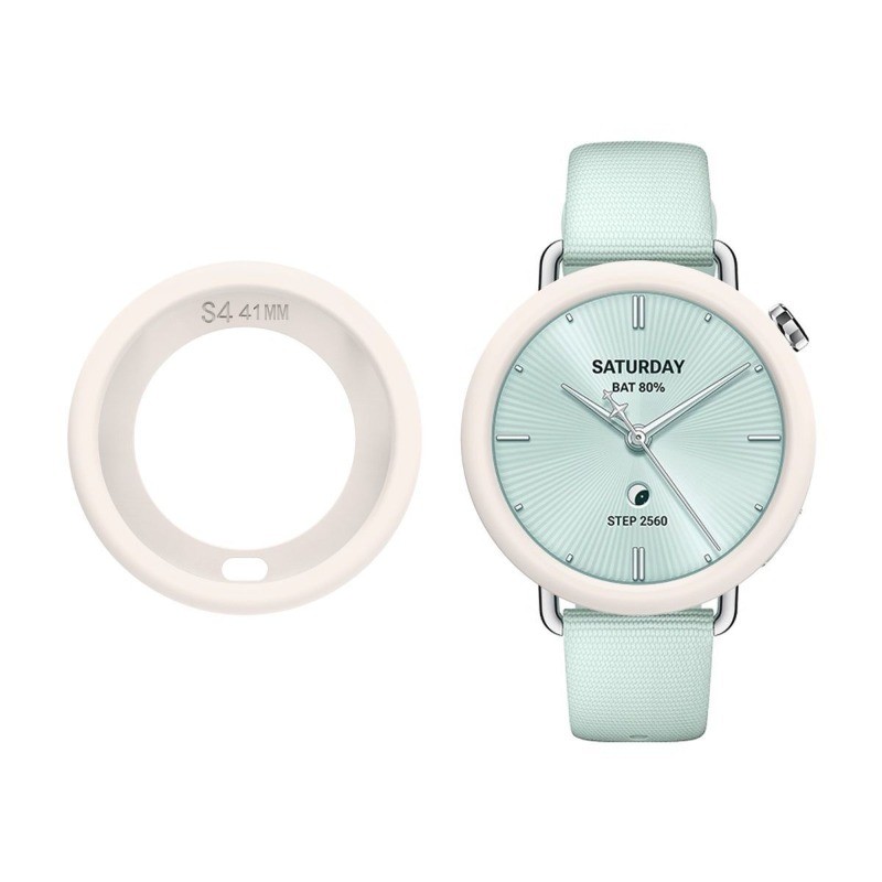 Đồng Hồ Silicon Dành Cho Xiaomi WatchS4 Đồng Hồ Bảo Vệ Mềm Ốp Lưng Khung Dành Cho Xiaomi Watch S4 41 Mm Rỗng Không Có Vỏ Bảo Vệ Màn Hình