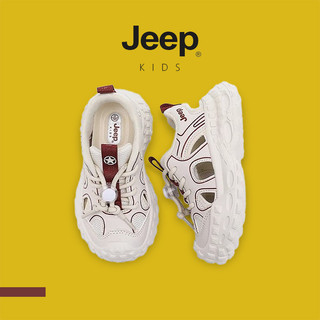 JEEP Giày Trẻ Em Bé Trai Bé Gái Mùa Hè Bố Giày Velcro Rỗng Đen Chống Trơn Trượt Thể Thao Thoáng Khí Giày Chạy Bộ Thông Thường
