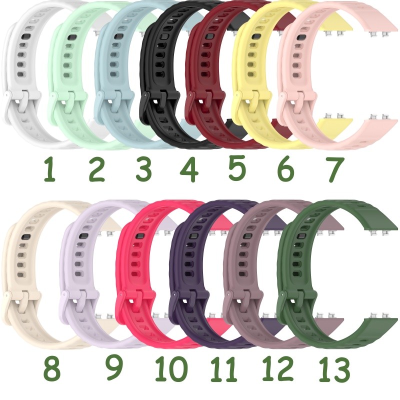 Dây Đeo Cho Huawei Band 11 / 11 Pro Dây Đeo Tay Nhiều Màu Sắc Dây Đeo Thay Thế Thể Thao Mềm Dây Đeo Tay Vòng Tay Silicon Mềm Huawei BAND11 11Pro