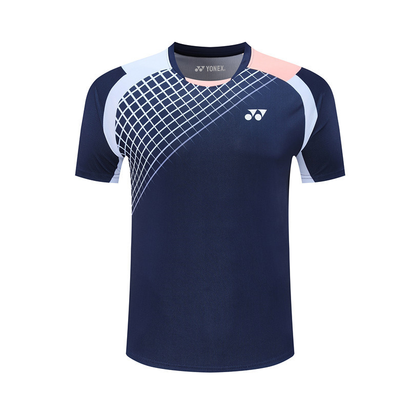 Áo sơ mi cầu lông YONEX tay ngắn cho cả nam và nữ, thoáng khí phù hợp tập luyện