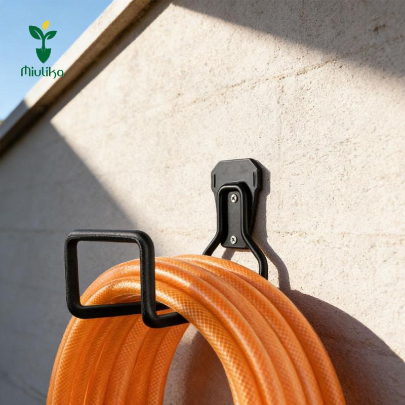 Miulika Vườn Vòi Giữ Tổ Chức Thép Carbon Dễ Dàng Lắp Đặt Chắc Chắn Móc Treo Vòi Móc Ống Cuộn Móc Cho Sân Vườn Ngoài Trời Nhà Để Xe