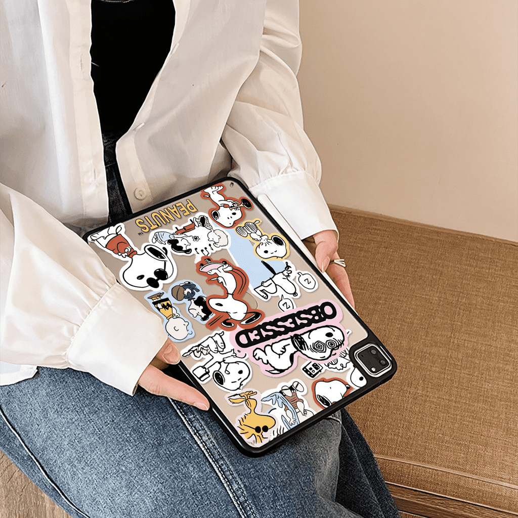 Vỏ Đậu Phộng Acrylic Cứng Cho Mini6 Mini7 A17Pro IPad 5 6 7 8 9 10 11 A16 Air 2 3 4 5 6 Air 11 M2 M3 M4 2026 Pro10.5 Pro11 2018 2020 2021 2022 M4 M5 Pro13 2024 2025