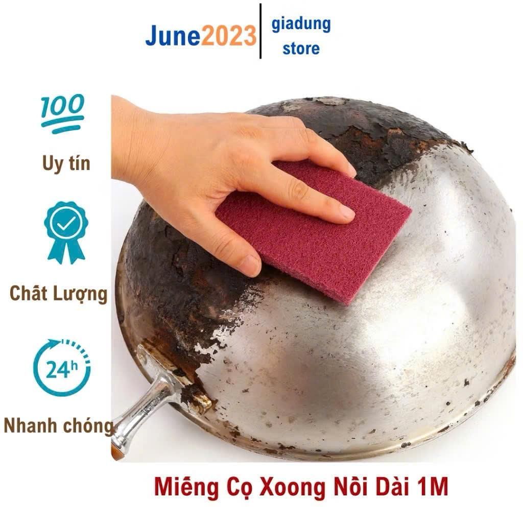 [ Rẻ khi mua combo ] Cuộn Chà Đáy Xoong Nồi Dài 1m Làm Sạch Mảng Bám Miếng Chà Vệ Sinh Bếp đồ dùng trong gia đình.