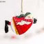 QIUWU 1 Chiếc Acrylic Vintage Thiên Thần Treo Trang Trí Đồ Trang Trí Giáng Sinh Ông Già Noel Cây Giáng Sinh Treo Trang Trí 2026 Navidad Trang Trí Tiệc.
