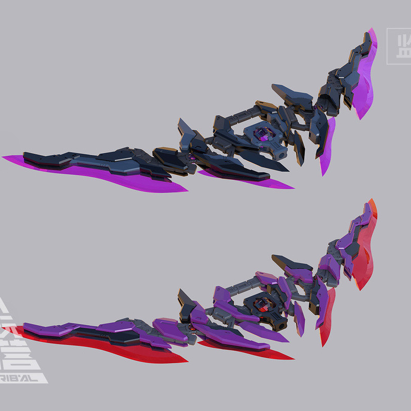 Zhuojiang Jianghun Ji Magic Play Tribe Weapon Pack Universal Props Machine Girl Universal Weapon Pack Type I