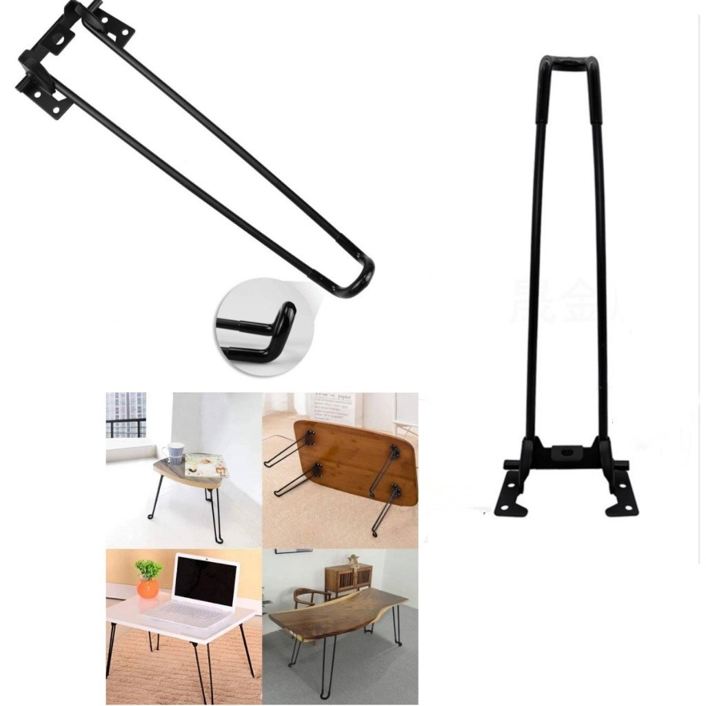 Bộ Chân Bàn Sắt Dày 6mm – Gấp Gọn Thông Minh, Sơn Tĩnh Điện, Chịu Lực Tốt