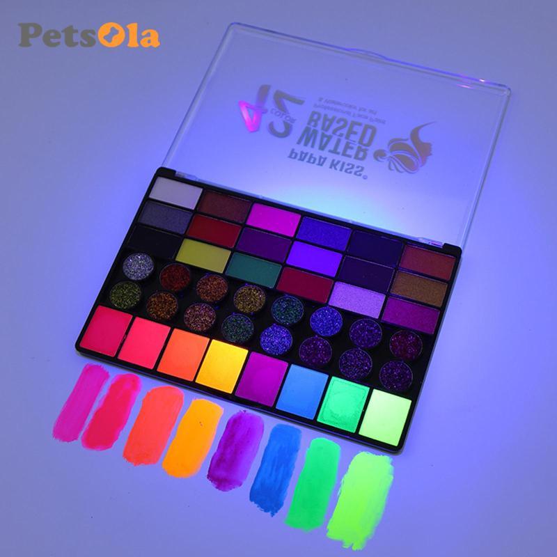 Bảng Sơn Mặt Nhiều Màu Sắc Tố Nước Kích Hoạt Bộ Trang Điểm Cho Sáng Tạo Nghệ Thuật Vẽ Tranh Cơ Thể Carnival Trẻ Em