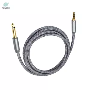 Đàn Guitar Cáp Âm Thanh Mono Sang Stereo Aux Dây Nối Dài 6.35 Mm Nam 3.5 Mm TRS Nam Đồng Cao Che Chắn Thích Hợp Cho Nhạc Sĩ Phòng Thu Kỹ Sư Âm Thanh Hồ