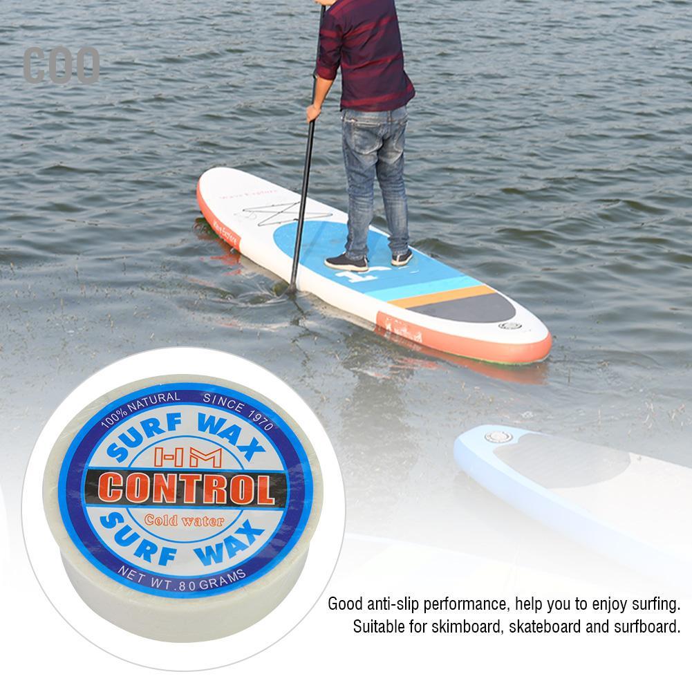 coo Surf Wax Surfboard với ván trượt di động trọng lượng nhẹ dành cho ván và (Trắng)