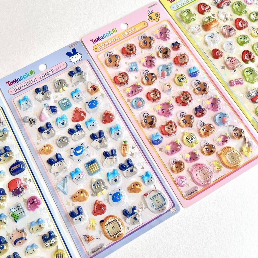 Decal 3D Pha Lê Sumikko Gurashi – Sticker Dán Sổ Tay, Trang Trí DIY Tamagotchi, Keo Trong Suốt Dễ Dán