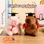 Capybara Dễ Thương Với Mũ Tốt Nghiệp Búp Bê Sang Trọng Quà Tặng Tốt Nghiệp Cho Bạn Bè Túi Mặt Dây Chuyền Móc Khóa Đồ Chơi Nhồi Bông