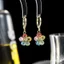 Mặt Dây Chuyền và Bông Tai Zircon Hình Bướm & Trái Tim, Nhiều Màu Sắc Phong Cách Châu Âu