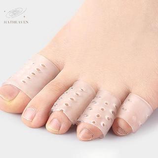[hatheaven] 2 Miếng Gel Silicon Bảo Vệ Ngón Chân, Ngăn Vỉ, Chống Rơi, Thoáng Khí, Dụng Cụ Chăm Sóc Móng Chân Đẹp
