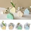 Yoo Heart Flower Rainbow Arch Vase Khuôn Silicon Hoa Trưng Bày Khuôn Cho DIY Nhựa Thủ Công Và Trang Trí Nhà