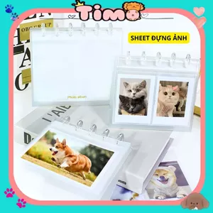 Sheet Đựng Ảnh Túi PP Trong Suốt 1 Ngăn/ 2 Ngăn Để Card Idol Đồ Sưu Tầm Fanmade Timo VPBL42