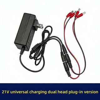 Bộ sạc pin lithium OUSXA, Bộ sạc hai đầu Lithium 18 / 21V / 24V đa năng, Bộ sạc cắm bảo vệ quá tải
