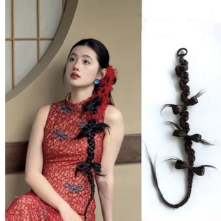Tóc giả bện cô dâu, tạo kiểu đẹp cho chụp ảnh