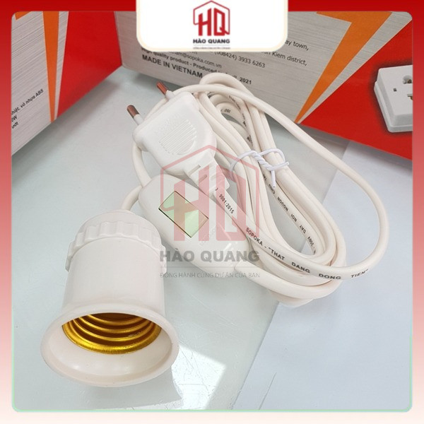 Bộ Dây Đui Đèn LED Có Công Tắc SOPOKA ĐS6 ĐS7 – Dây Cắm Điện An Toàn, Tiện Lợi, Chất Lượng Cao