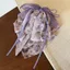 PYCOU Kẹp Đuôi Ngựa, Kẹp Vuốt Tóc Voan, Thanh Lịch Nơ Hạt Cá Mập Kẹp Tua Rua Hoa Hairgrips Nữ Cô Gái