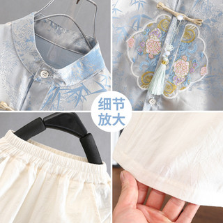 Lễ hội mùa xuân năm mới Quần áo Tết Nguyên Đán Bé trai Lễ hội thuyền rồng Hanfu Mùa hè 2025 Phong cách mới Trẻ em Đường Phù hợp với phong cách Trung Quốc Tay ngắn phong cách mỏng Trẻ em Bộ đồ phong cách Trung Quốc mới Cảm giác cao cấp 01