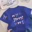 Mùa Hè, In Hình, Sành Điệu, 100% Cotton, Áo Thun, Cổ Thuyền, Dáng Rộng