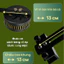 èn bể cá hình tròn, 55W/90W, Nịnh màu cá, Tạo hiếu ứng sóng nước, Cho hồ cá thủy sinh, Đèn led bể cá