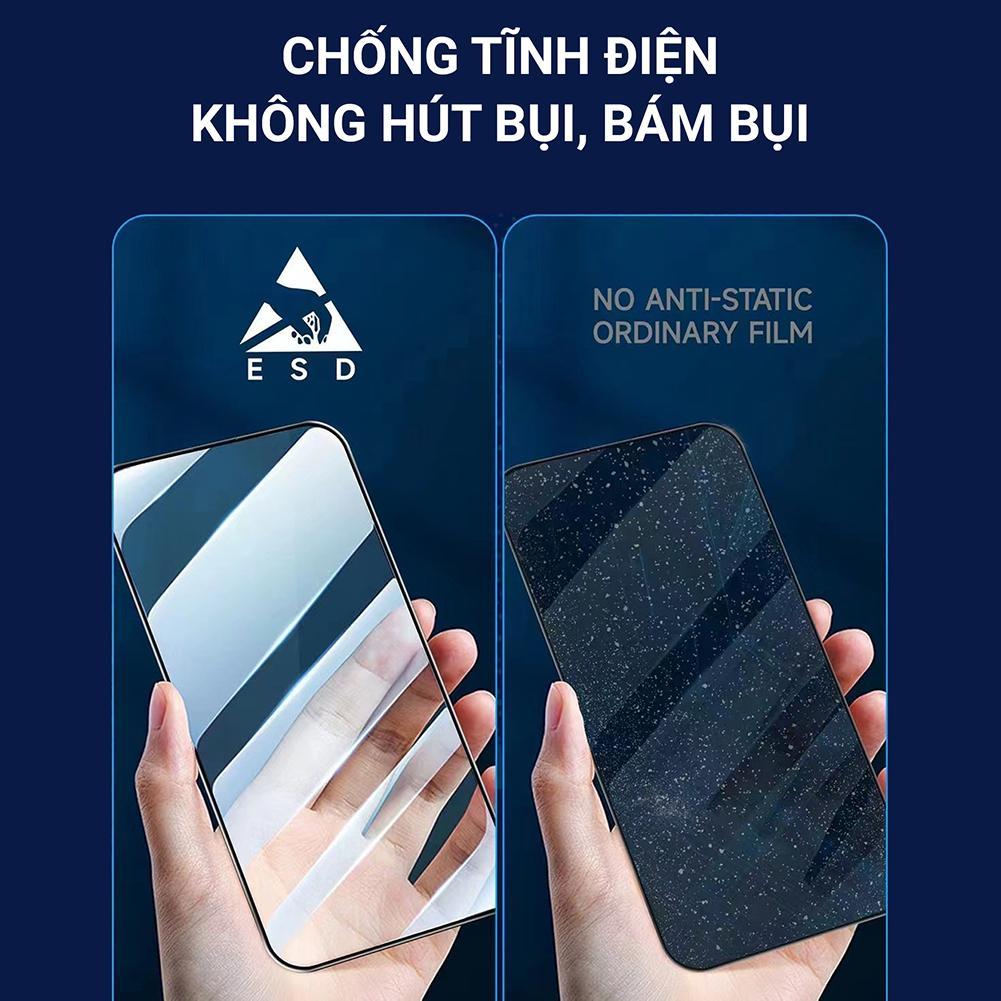"Free Ship" Kính cường lực iphone  17 Pro Max /16/15/14/13/12/11/Xr/Xs/8/7/6/6s Plus/Pro full màn