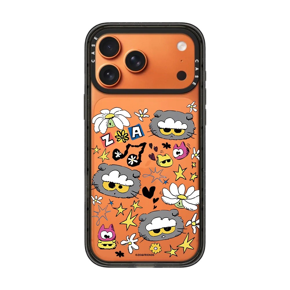 Ốp Điện Thoại Acrylic Chữ Mèo Xám Cho iPhone 1 7Pro Max 17 Air 16 Plus 15 14 13 12 Vỏ Bảo Vệ Chống Sốc