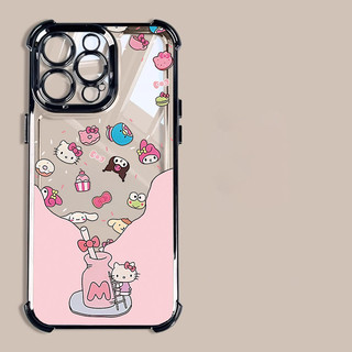 Ốp Điện Thoại Chai Hello Kitty Họ Ngộ nghĩnh Cho OPPO A6 A5 Pro A6X A5X A3X A5i A3 A3i A18 A38 A96 A76 A95 5G Mềm Chống Rơi Trong Suốt