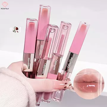 [PCW-T] Cappuvini Hai Đầu Khỏa Thân Mousse Môi Bùn Nhung Matte Lipsti Nonsti Gương Son Tint Trang Điểm Nước Bóng Áo Mưa Màu Trơn Dầu Môi