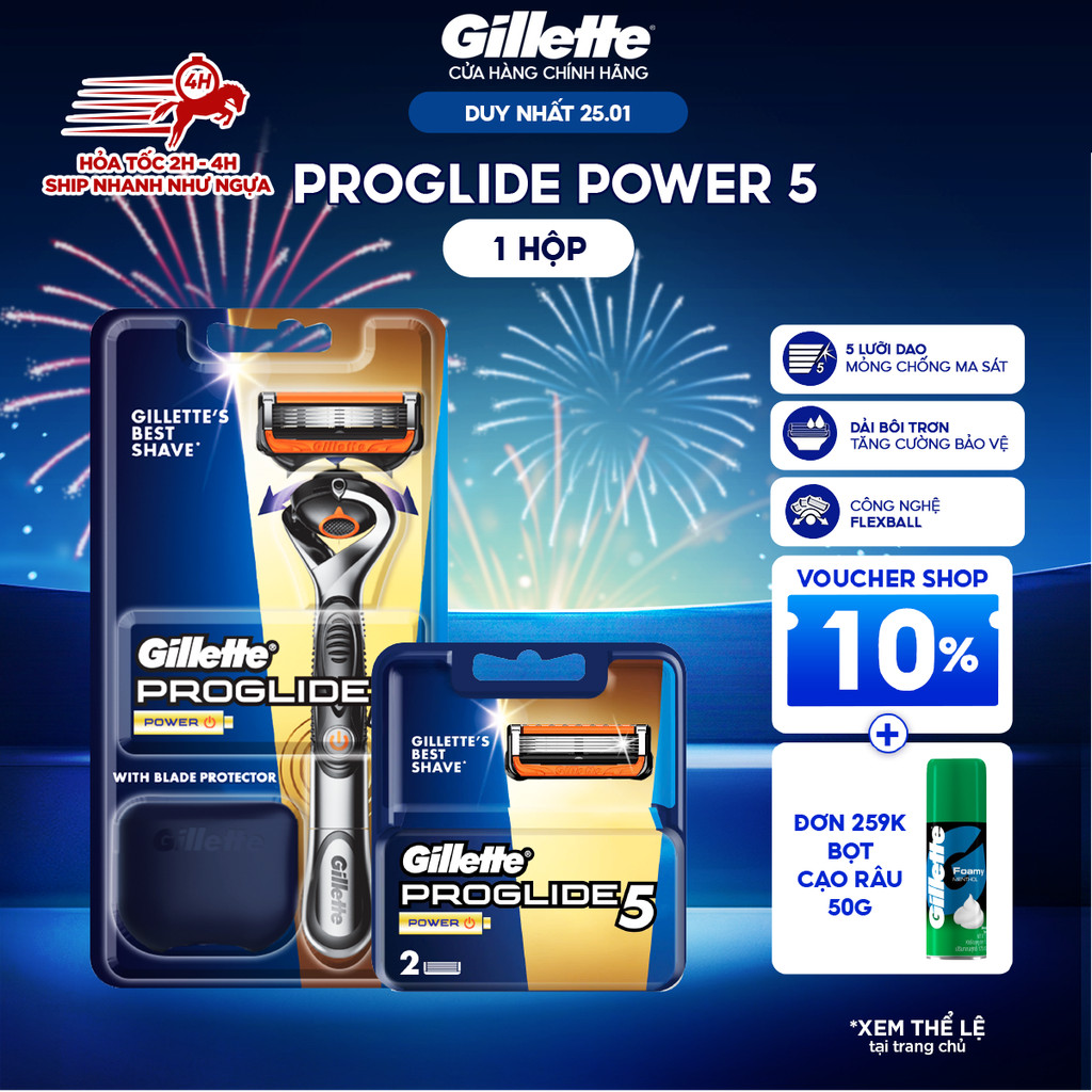 [HỎA TỐC 2H-4H] [LIVE] Dao cạo Nam/Lưỡi Dao Cạo GILLETTE Proglide Power ...