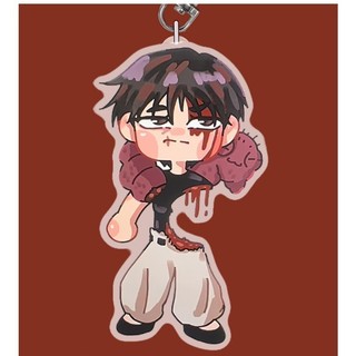 Móc khóa Gojo Satoru cụt nửa người Gojo 1/2 , Geto Suguru cắt đôi đầu Anime Jujutsu kaisen hot trend mới nhất mk_ĐH