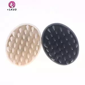 Springevenstar Silicone Da Đầu Bàn Chải Massage Tóc Dầu Gội Massageb Tắm Rửa Chăm Sóc Tóc Gốc Da Đầu Massage Bàn Chải Tắm Salon Dụng Cụ Tóc Springevenstar